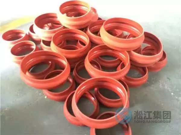 卡箍橡膠軟接頭，紅色硅膠卡箍橡膠軟接頭,上海淞江卡箍橡膠軟接頭